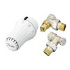 Danfoss radiátorszelep szett 1/2" sarok+termofej