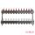 UNITHERM áramlásmérős osztógyűjtő INOX, 1"-G3/4", 12 körös