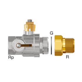 FLAMCOMAT sapkás szelep Rp1"xG5/4"