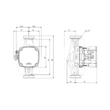 Grundfos Alpha 2 25-60 180 6/4" A energiaosztályú keringető szivattyú