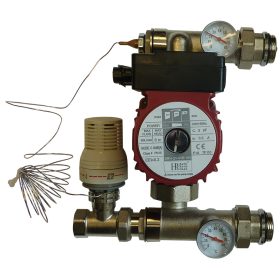   BRH padlófűtésmodul kaplláris termosztatikus vezérléssel, 25/60 A-class 130mm szivattyúval
