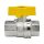 Effebi Venus BBH 1/2"-3/4" BM-Félhollandi gáz golyóscsap