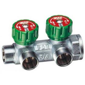 Far Osztó Szelepes 2 Körös 1"-1/2" UNI