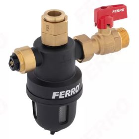 FERRO mágneses iszapleválasztó + golyóscsap 3/4"