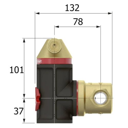 FLAMCO Flamcovent légleválasztó 3/4"
