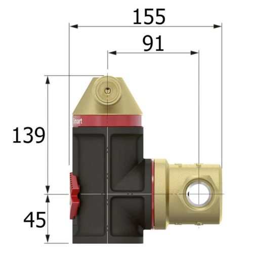 FLAMCO Flamcovent légleválasztó 1"