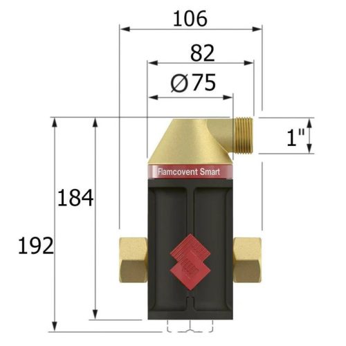 FLAMCO Flamcovent légleválasztó 1"