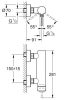 Grohe Essence zuhany csaptelep, egykaros, matt arany