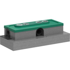   Hansgrohe uBox universal alapkészlet lineáris zuhanylefolyóhoz, lapos telepítéshez