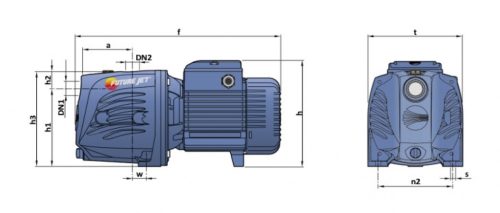 FORAS JA100N M-24CL házi vízellátó, 230V, 0,74KW, 10-70l/p, 44-20m