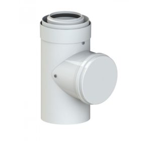 Tricox PPs/Alu ellenőrző egyenes idom 60/100mm