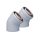 Tricox PPs/Alu könyök 80/125mm, 45° (2db) (PAKÖ602C)