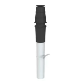   Tricox PPs/Alu tető átvezetés 80/125mm fekete EconeXt (PATÁ60)