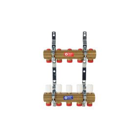   Giacomini R553E szelepes osztó-gyűjtő 5 körös eurokónuszos 1"x3/4"