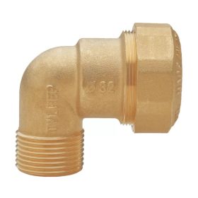 Kpe réz 32/90 könyök 1" KM
