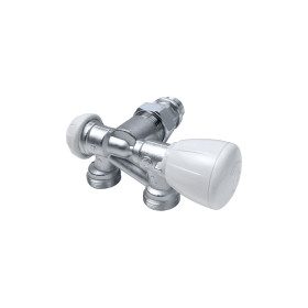   GIACOMINI R357BX062 egypontos radiátorszelep,sarok,jobb,függőlg.,kétcsöves,1/2"-18mm