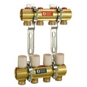   Giacomini R553E szelepes osztó-gyűjtő 3 körös eurokónuszos 1"x3/4"