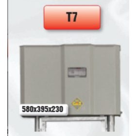   Gázóraszekrény PERO T7 100 mBar előkerti gázóraszekrény
